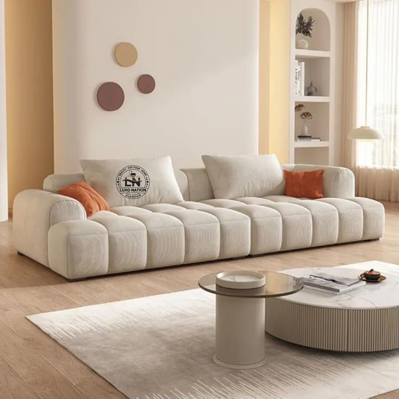 Luxo Nation Premium Sofa – Elegant Design & Cozy Seating High-Quality